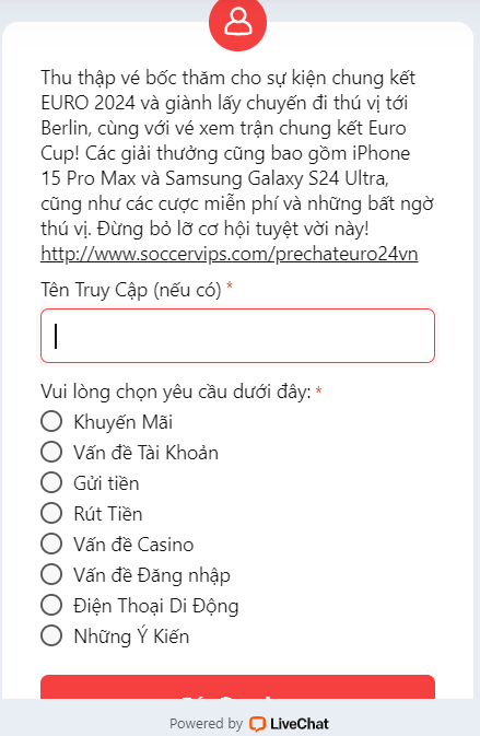 Hỗ trợ trực tuyến 12bet