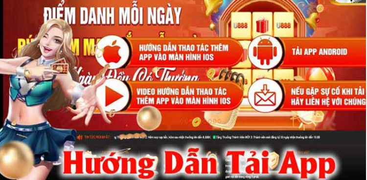 Ưu đãi hấp dẫn khi tải app U888