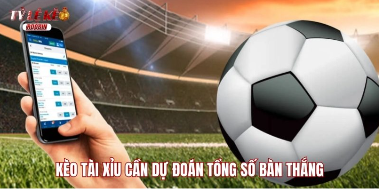 Kèo Tài Xỉu cần dự đoán tổng số bàn thắng